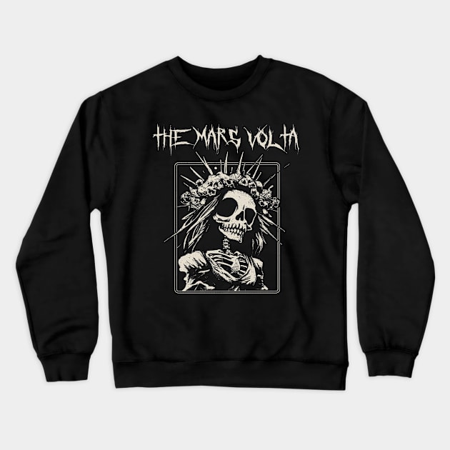 the mars volta bridge skull Crewneck Sweatshirt by hex pixel